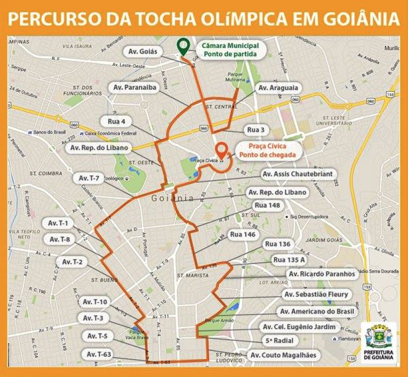 Google lança mapa interativo para acompanhar a tocha olímpica