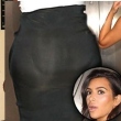 Kim Kardashian fake butt