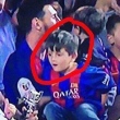 Filho de Messi mostra que é fã de Neymar ao repetir gesto do craque