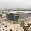 Estádio da Copa com arquibancada fora de arena ganha forma e imagens chamam a atenção