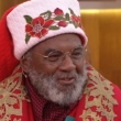 Papai Noel negro participa do Encontro com Fátima Bernardes. Foto: TV Globo/Divulgação