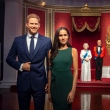 Museu de cera de Londres separa príncipe Harry e Meghan da família real