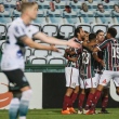 Fluminense comemora gol no Couto Pereira