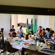 Grupo protesta contra a escolha de Jair Bolsonaro para reitoria da UFG