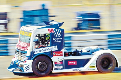 Beto Monteiro conquista três pódios na Copa Truck em Tarumã com a