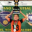 Maria Fernanda, de 11 anos, é jogadora do Formiguinhas