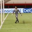 Diego Loureiro na última vez em que atuou pelo Botafogo, justamente contra o Atlético-GO