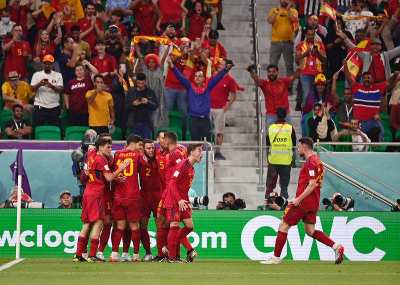 7 a 0! Espanha atropela Costa Rica e aplica a maior goleada da Copa do Mundo