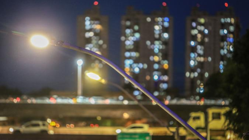 Pontos de iluminação da Marginal Botafogo