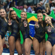 Equipe feminina de ginástica