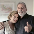 Lula gravou vídeo com mensagem otimista ontem ao lado da mulher, Marisa Letícia 