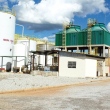 Complexo industrial da usina de biocombustível da Bionasa em Porangatu, norte goiano
